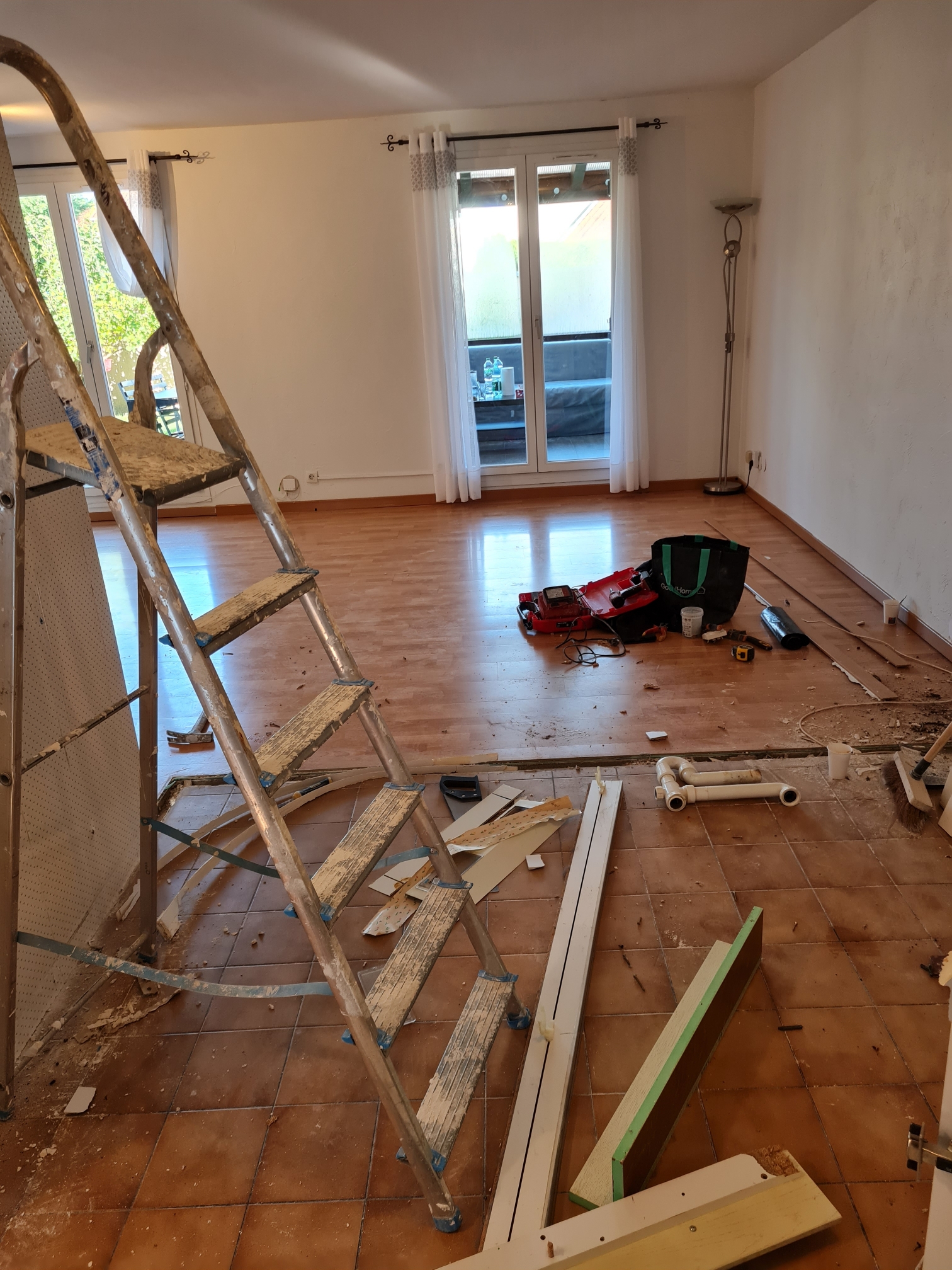 renovation pose de carrelage imitation bois (2)